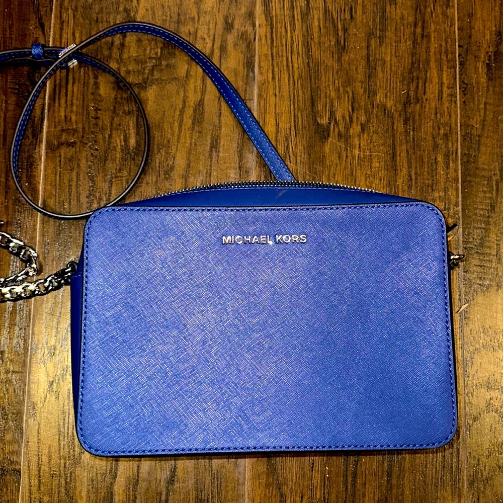 Michael Kors Blue Crossbody/Shoulder Bag